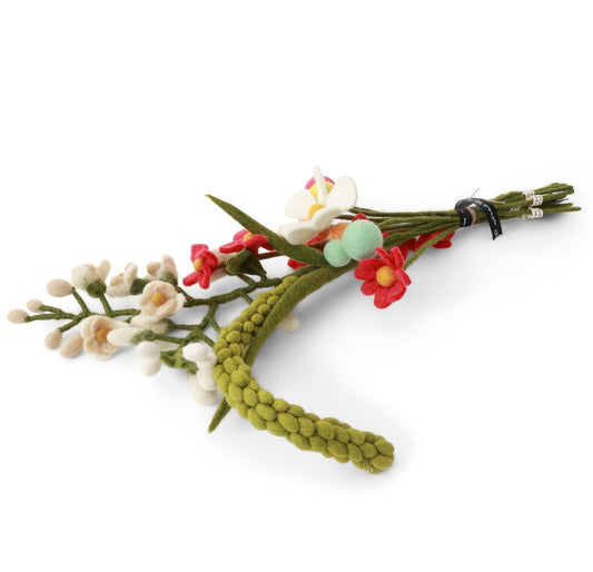 Blumenstrauß: Roshani - Melone / Weiß