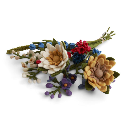 Blumenstrauß: Kalpana - Blau / Cerise