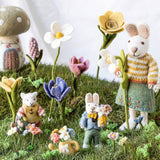 Filt Krokus – Lilla & Lys Lilla – Sæt af 2