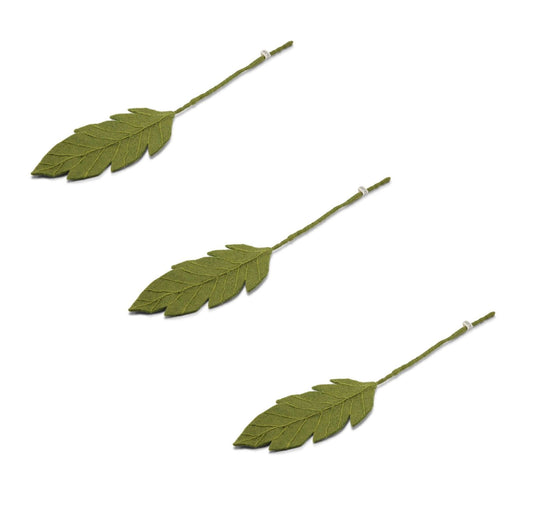 Großes grünes Blatt – 3er-Set