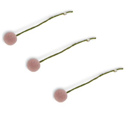Kugelblumen -  Warme Farbtöne - 3er-Set