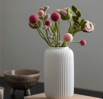 Kugelblumen -  Warme Farbtöne - 3er-Set