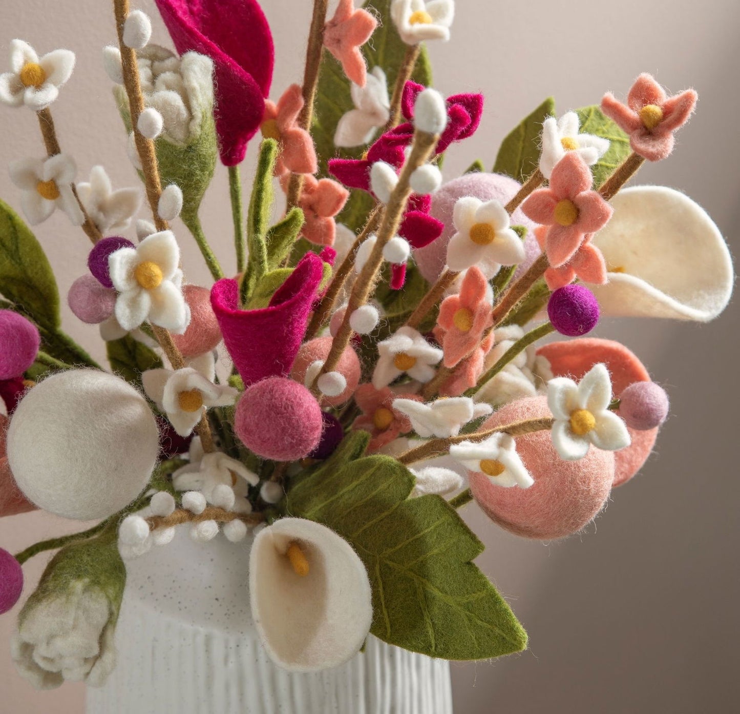 Kugelblumen -  Warme Farbtöne - 3er-Set