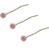 Filtblomster – Sæt af 3 – Støvet Rosa