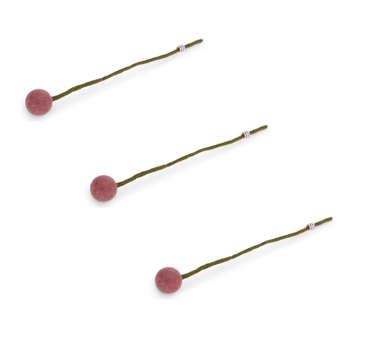 Kugelblumen -  Warme Farbtöne - 3er-Set