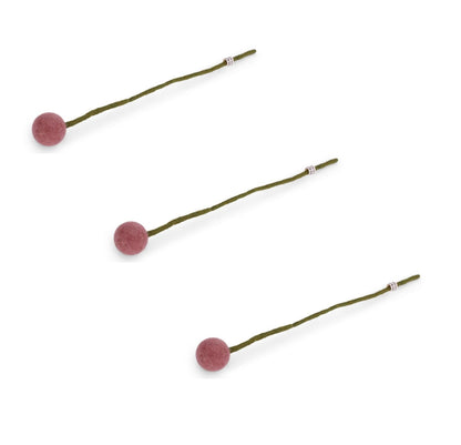Kugelblumen -  Warme Farbtöne - 3er-Set