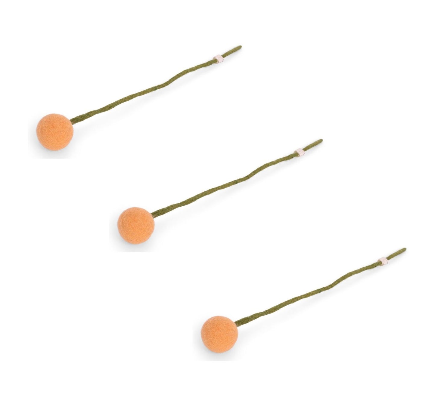 Kugelblumen -  Warme Farbtöne - 3er-Set