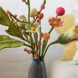 Filtblomster – Sæt med 3 – Fersken