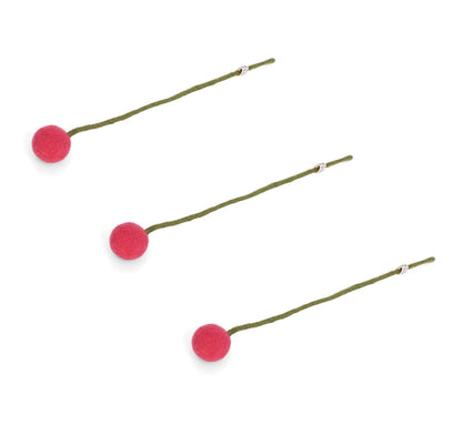 Kugelblumen -  Warme Farbtöne - 3er-Set