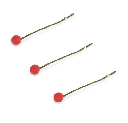 Kugelblumen -  Warme Farbtöne - 3er-Set