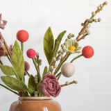Filtblomster – Sæt af 3 – Mintgrøn