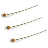 Filtblomster – Sæt af 3 – Gul