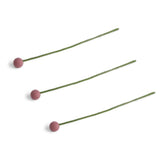 Filtblomster – Sæt af 3 – Støvet Rosa