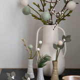 Filtblomster – Sæt af 3 – Hvide