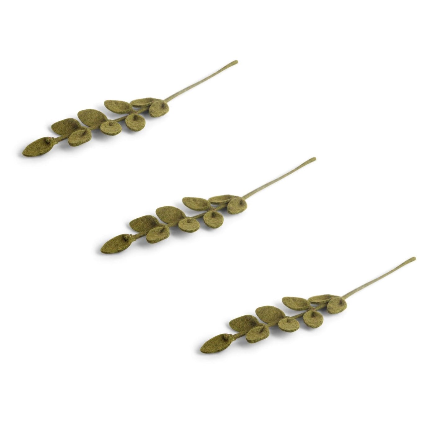 Blattzweig – Kräftiges Grün – 3er-Set