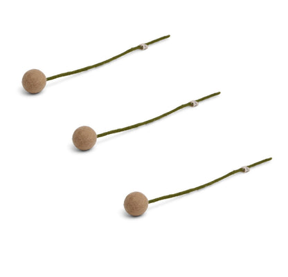 Kugelblumen -  Warme Farbtöne - 3er-Set