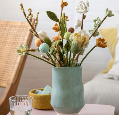 Kugelblumen -  Warme Farbtöne - 3er-Set