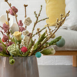 Filtblomster – Sæt af 3 – Støvet Grøn