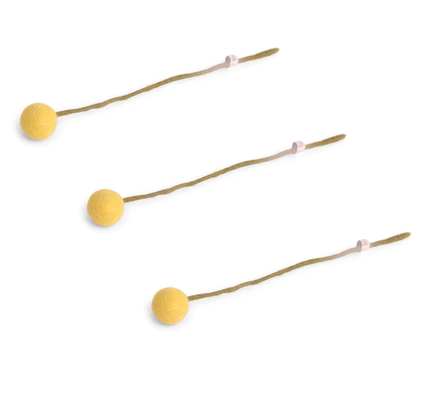 Kugelblumen -  Warme Farbtöne - 3er-Set