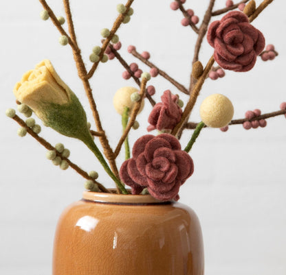 Kugelblumen -  Warme Farbtöne - 3er-Set