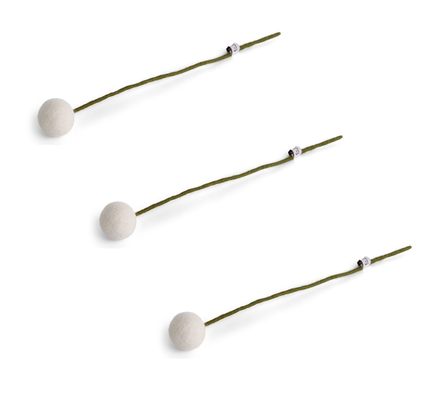 Kugelblumen -  Warme Farbtöne - 3er-Set