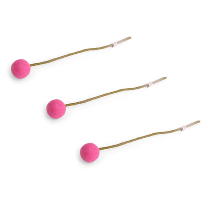Kugelblumen -  Warme Farbtöne - 3er-Set