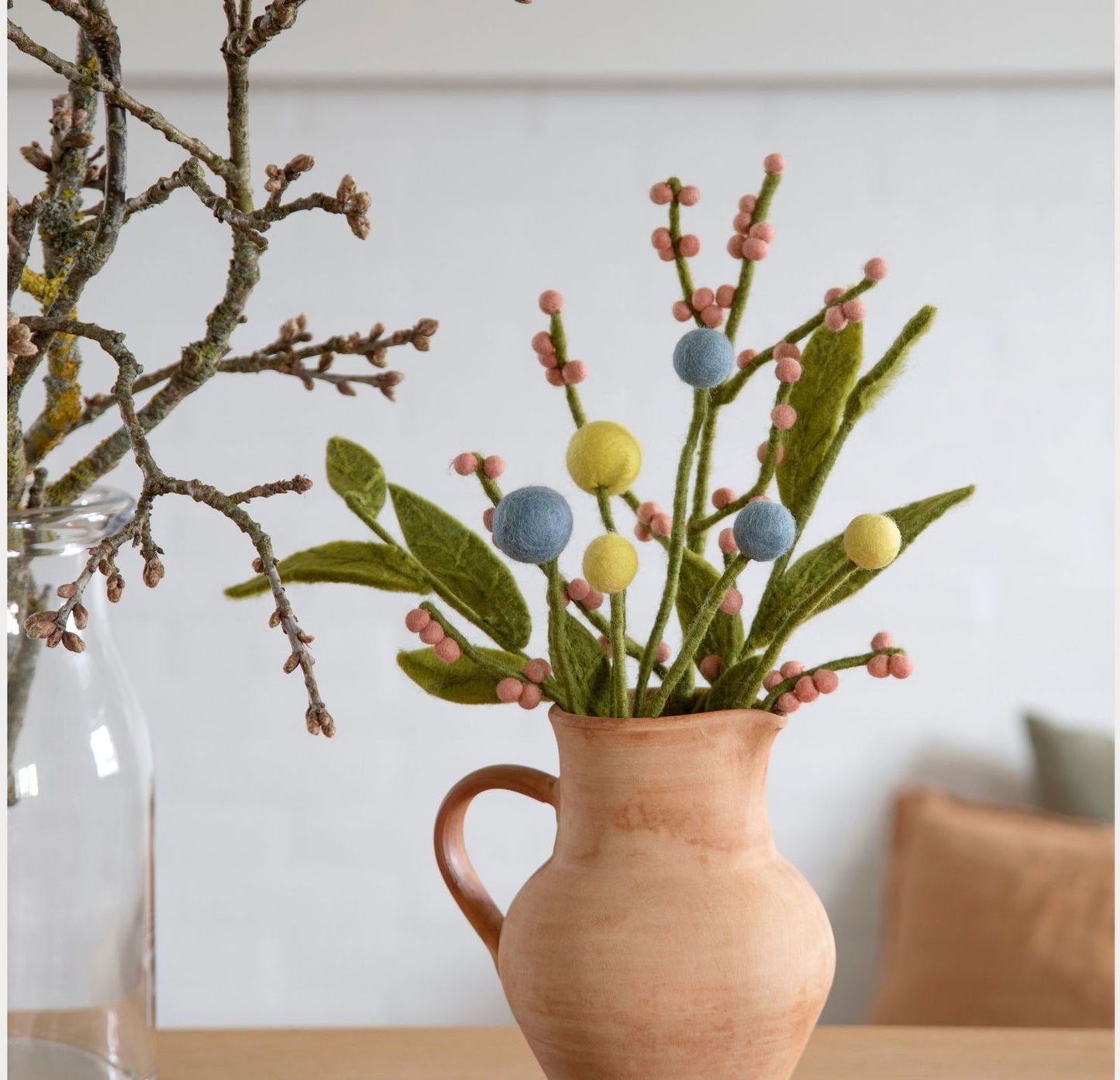 Kugelblumen -  Warme Farbtöne - 3er-Set