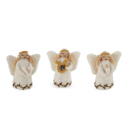 Filzanhänger Engelsorchester  3er Set