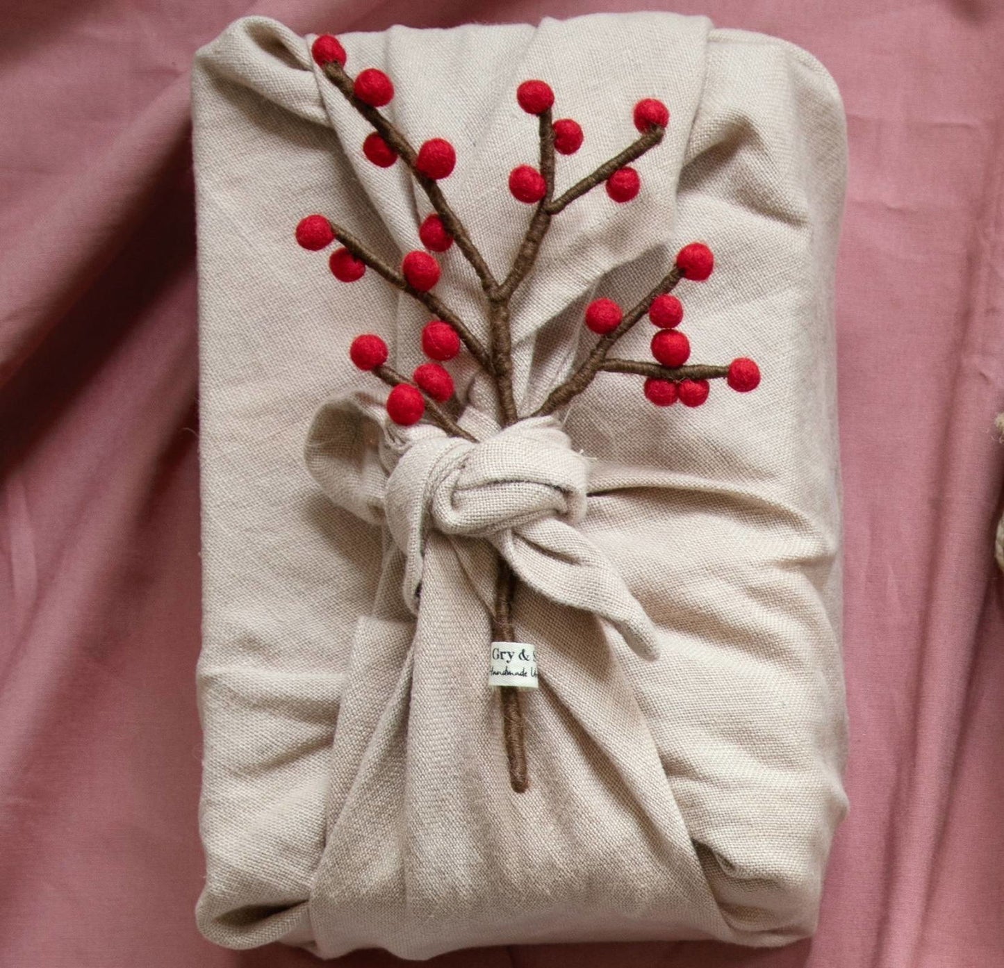 Deko Mini-Zweig mit  Beeren 4er-Set