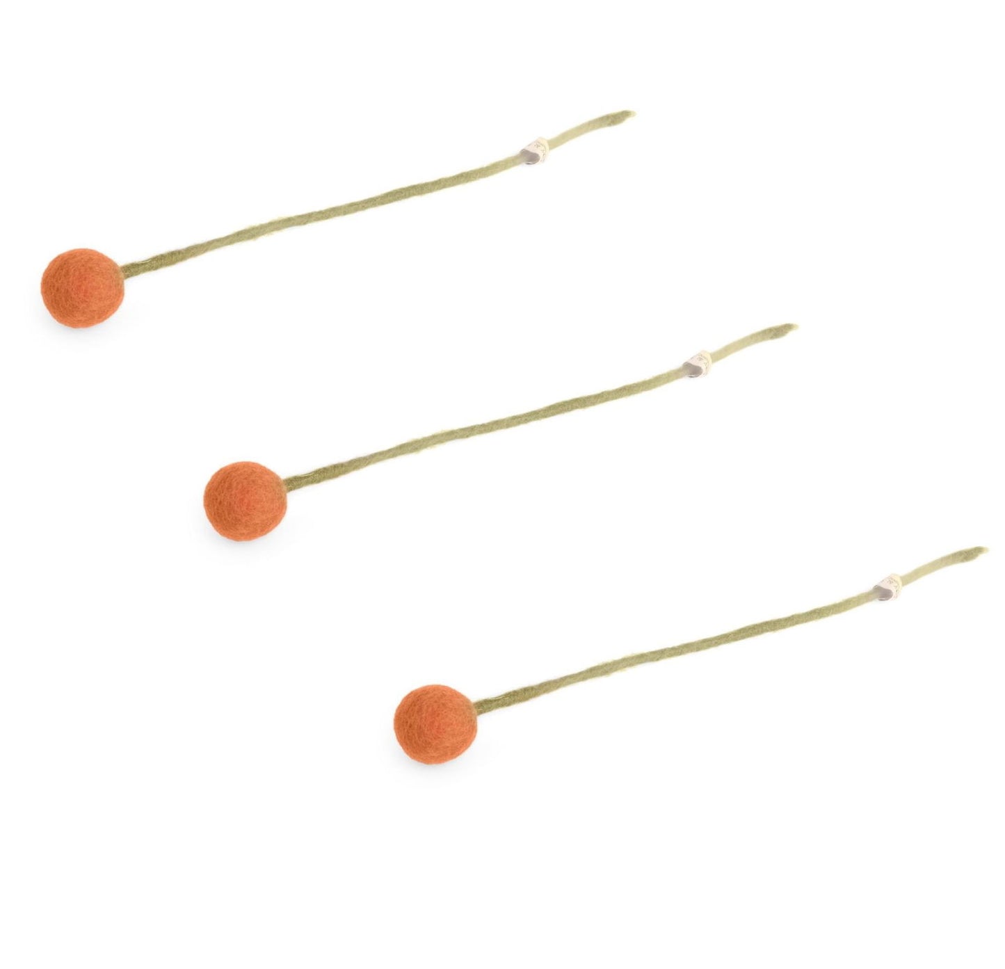 Kugelblumen -  Warme Farbtöne - 3er-Set