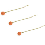 Filtblomster – Sæt af 3 – Orange