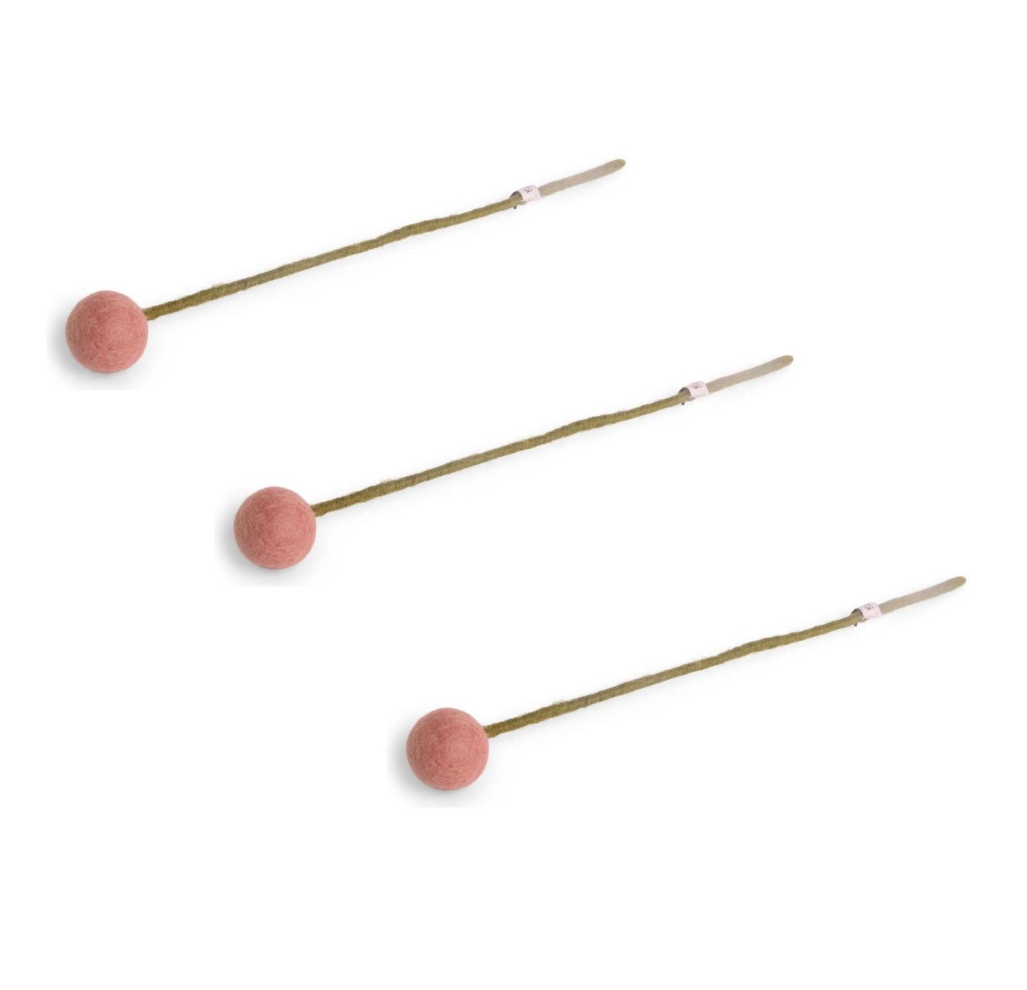 Kugelblumen -  Warme Farbtöne - 3er-Set
