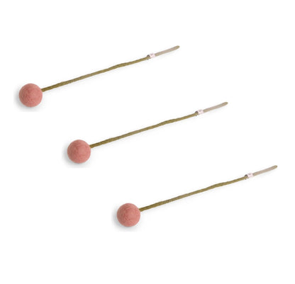 Kugelblumen -  Warme Farbtöne - 3er-Set