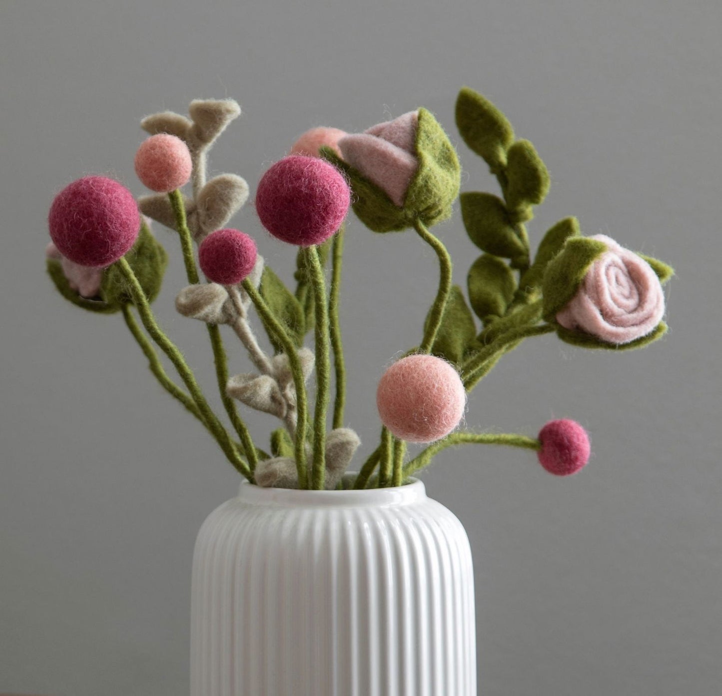 Kugelblumen -  Warme Farbtöne - 3er-Set