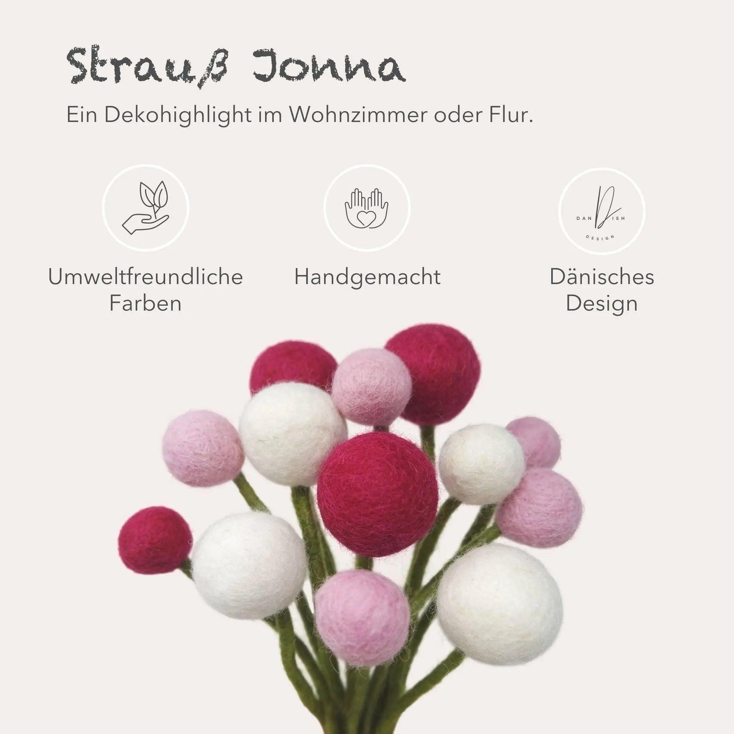 Filzlig Blumenstrauß Jonna  Gry & Sif USPs