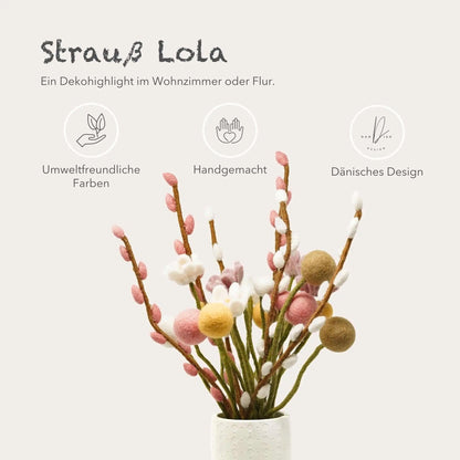 Filzlig Blumenstrauß Lola  Gry & Sif USPs