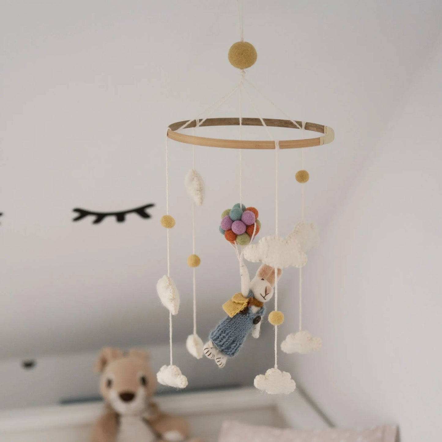 Filzlig Luftballons Baby Mobile  Gry & Sif