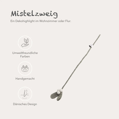Filzlig Mistelzweig 3er Set  Gry & Sif USPs