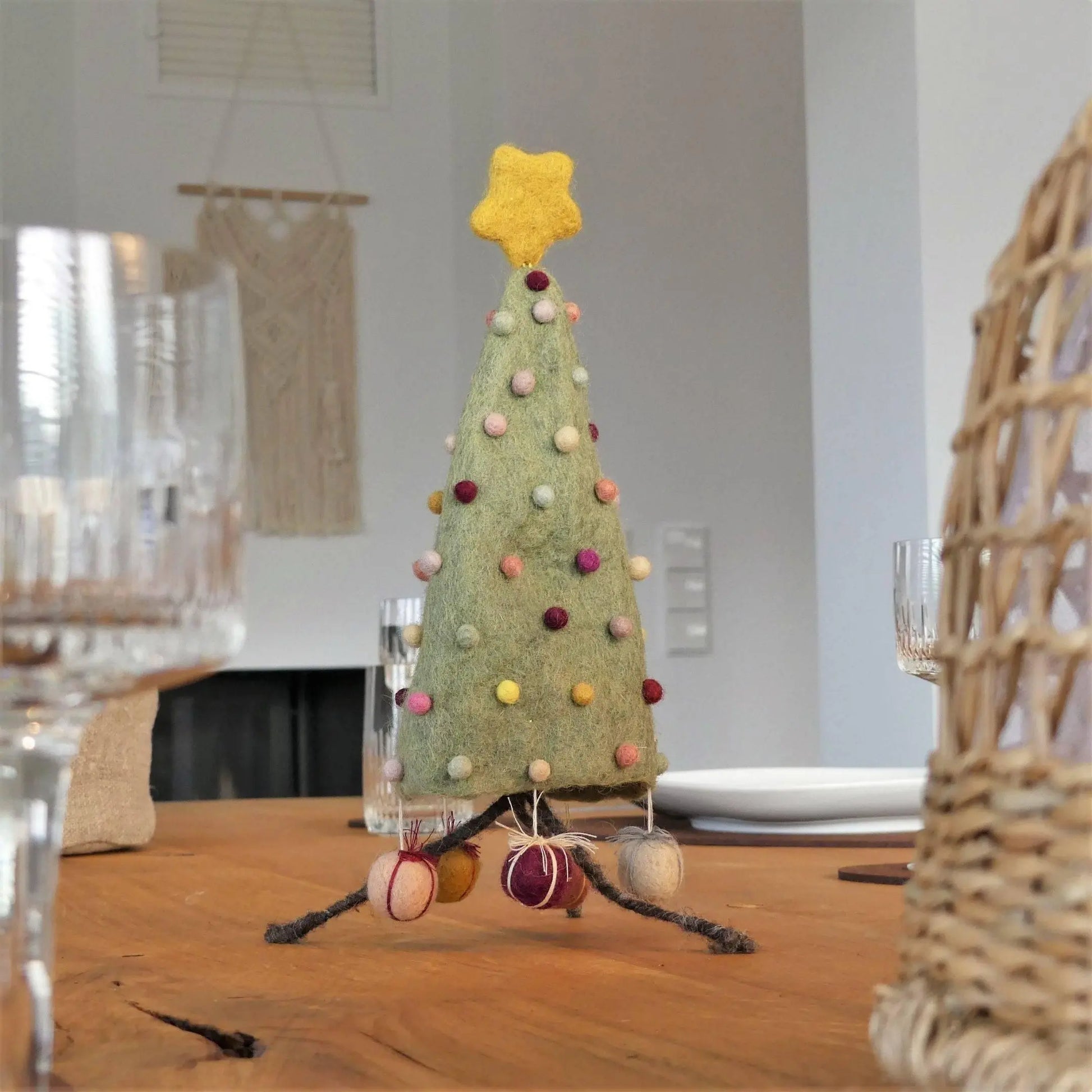 Filzlig Weihnachtsbaum 28cm  Gry & Sif Anwendungsbild
