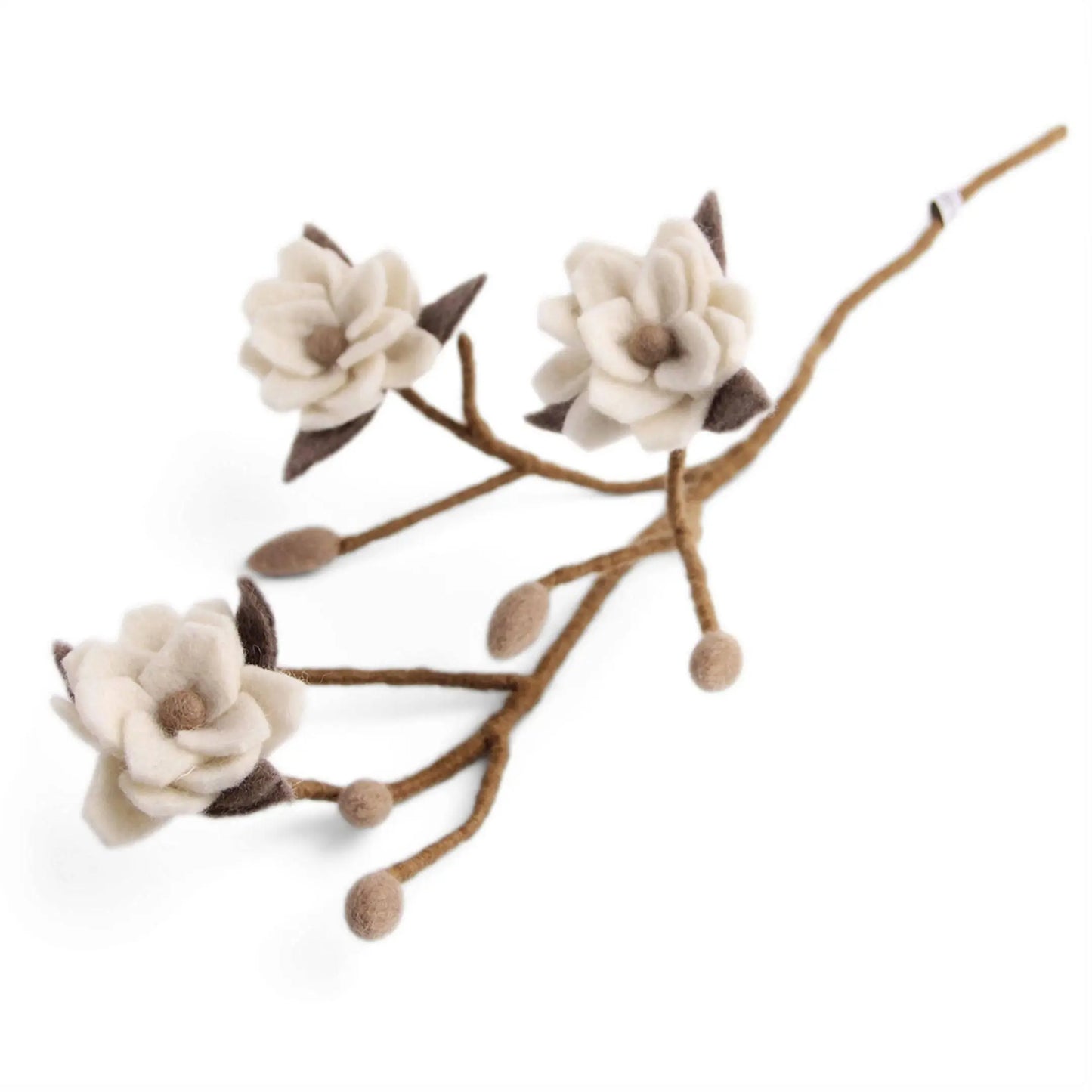 Filzlig Weißer Magnolienzweig  Gry & Sif Freisteller