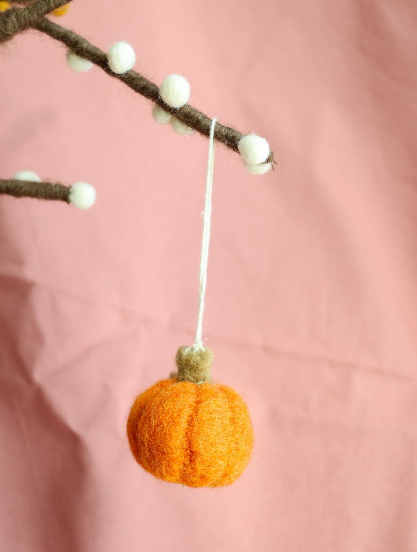 Filzanhänger Mini-Kürbisse – Mix – 3er-Set