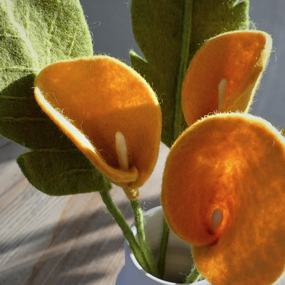 Filzlig Blume - Lilie fuchsia 3er Set  Gry & Sif Anwendungsbild