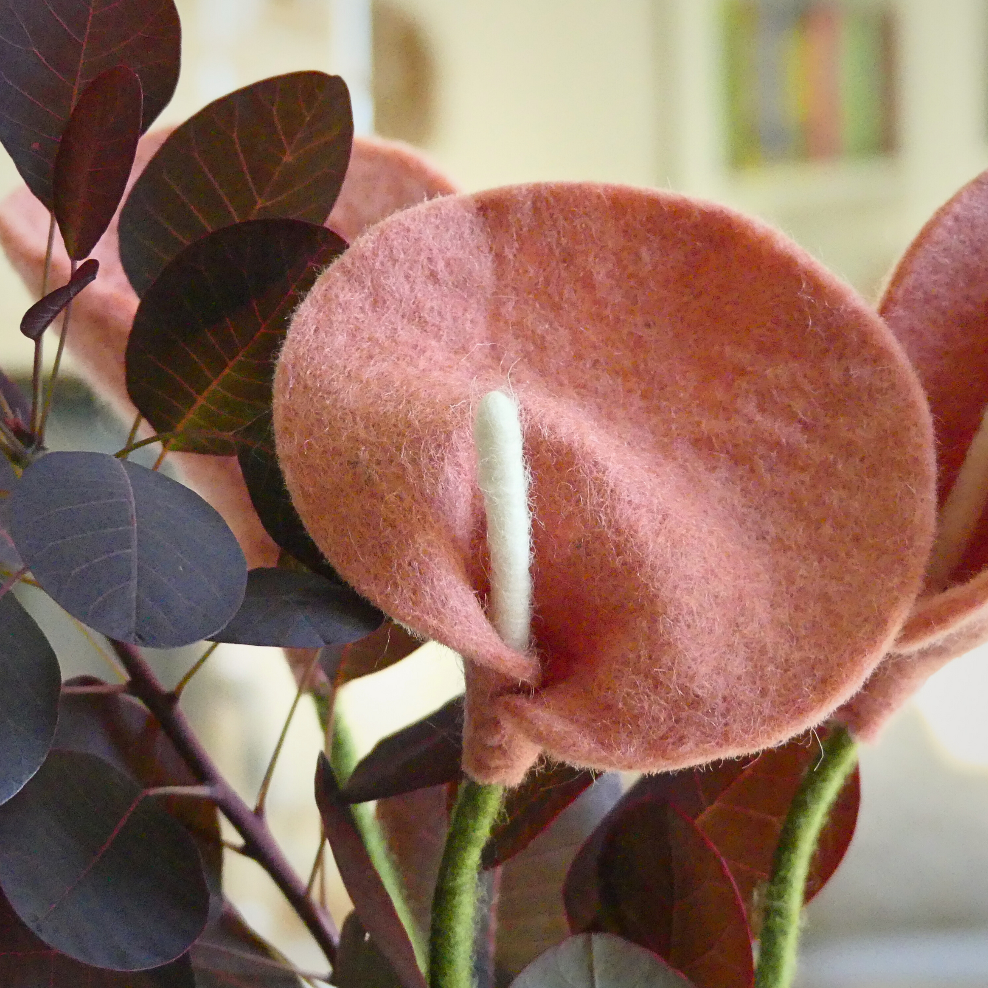 Filzlig Blume - Lilie rosa 3er Set  Gry & Sif Inspirationsbild
