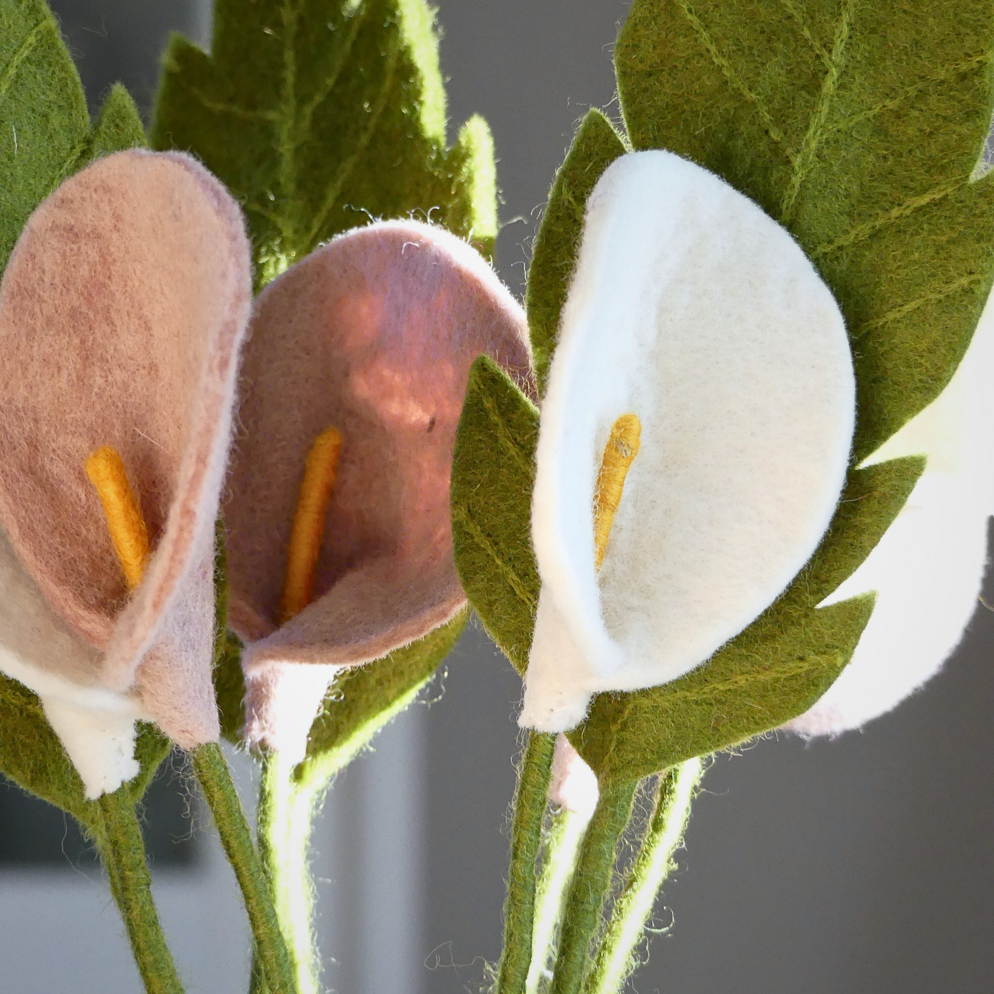 Filzlig Blume - Lilie weiß 3er Set  Gry & Sif  Inspirationsbild 3