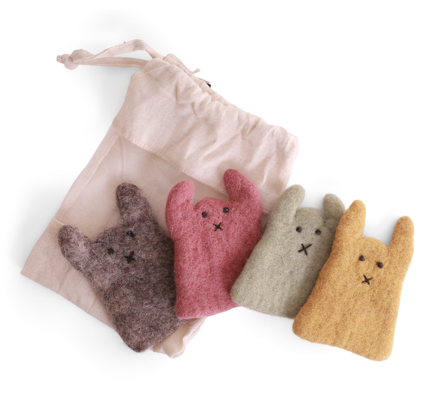 Eierwärmer Hase – Set mit 4 Stück