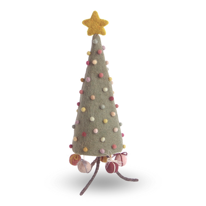 Filzlig Weihnachtsbaum 28cm  Gry & Sif Freisteller