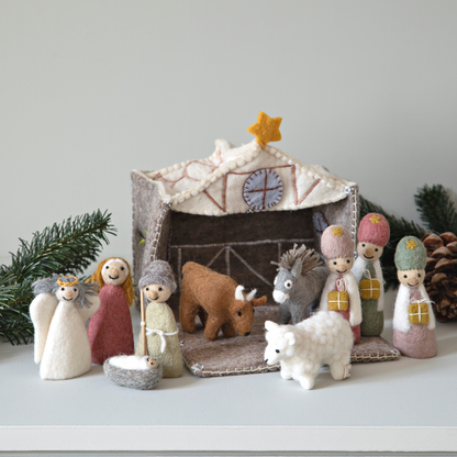Nativity figures angels