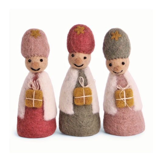 Nativity figures of the three kings